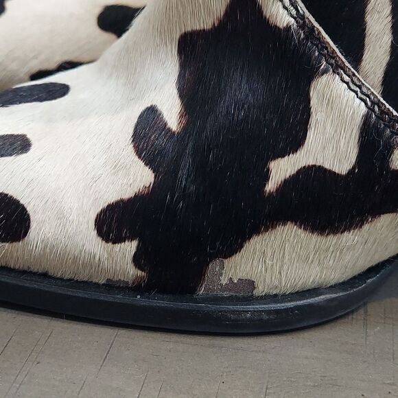 Idyllwind Calf Hair Cow Print Cowboy Booties Sz 8 - Picture 9 of 15